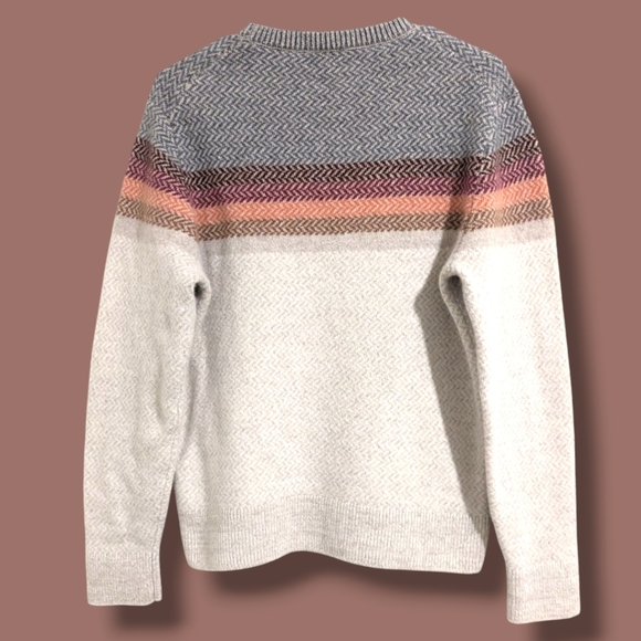 Men's Multicolor Patterned Sweater - Picture 3 of 9